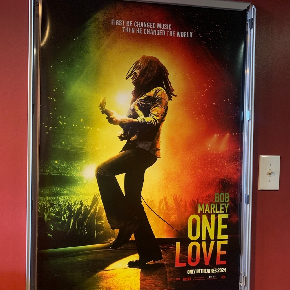 One Love Movie theater poster *Bob Marley*